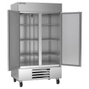 Beverage-Air HBR44HC-1 47" Two Section Reach In Refrigerator, (2) Left/Right Hinge Solid Doors, 115v thumbnail 4