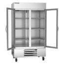 Beverage-Air HBR44HC-1-G 47" Two Section Reach In Refrigerator, (2) Left/Right Hinge Glass Doors, 115v thumbnail 4