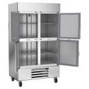 Beverage-Air HBR44HC-1-HS 47" Two Section Reach In Refrigerator, (4) Left/Right Hinge Solid Doors, 115v thumbnail 4