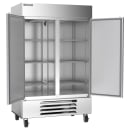 Beverage-Air HBR49HC-1 52" Two Section Reach In Refrigerator, (2) Left/Right Hinge Solid Doors, 115v thumbnail 4