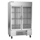 Beverage-Air HBR49HC-1-G 52" Two Section Reach In Refrigerator, (2) Left/Right Hinge Glass Doors, 115v thumbnail 3