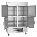 Beverage-Air HBR49HC-1-HS 52" Two Section Reach In Refrigerator, (4) Left/Right Hinge Solid Doors, 115v thumbnail 4