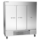 Beverage-Air HBR72HC-1 75" Three Section Reach In Refrigerator, (3) Left/Right Hinge Solid Doors, 115v thumbnail 3