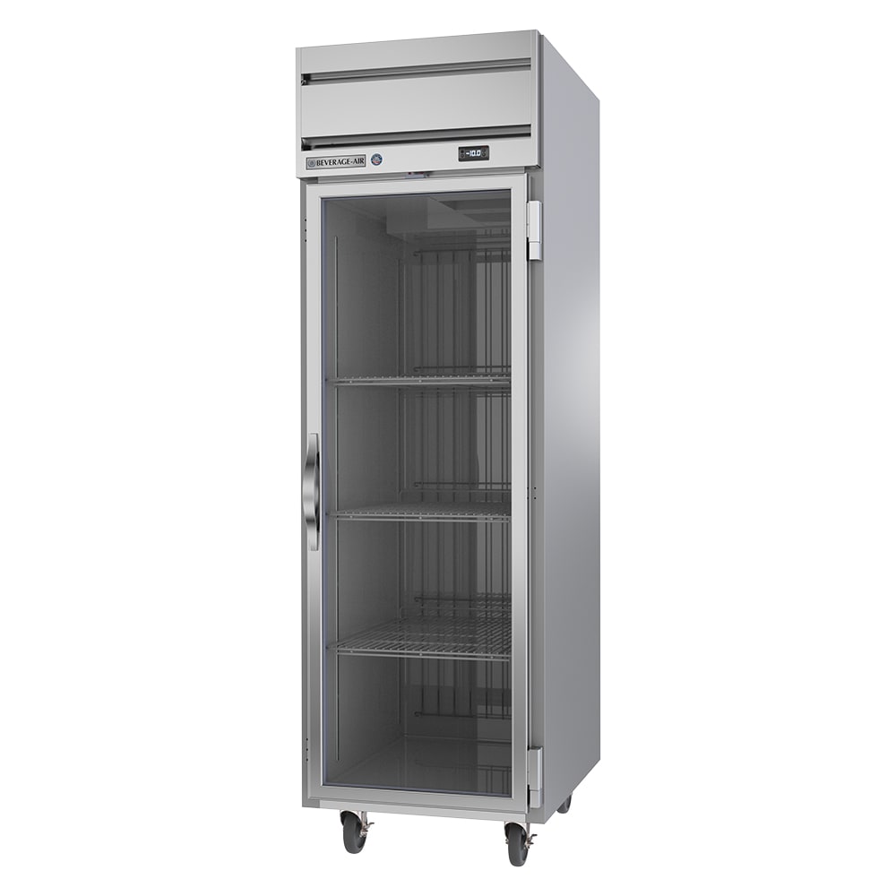Beverage-Air HF1HC-1G 26" Horizon Series One Section Reach In Freezer, (1) Right Hinge Glass Door, 115v