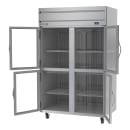 Beverage-Air HF2HC-1HG 52" Horizon Series Two Section Reach In Freezer, (4) Left/Right Hinge Glass Doors, 115v thumbnail 2