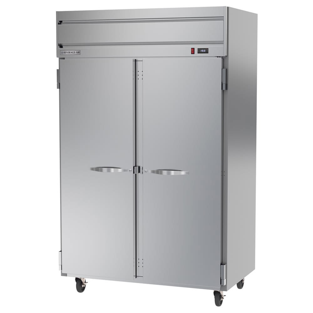 Beverage-Air HF2HC-1S 52" Horizon Series Two Section Reach In Freezer, (2) Left/Right Hinge Solid Doors, 115v
