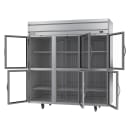 Beverage-Air HF3HC-1HG 78" Horizon Series Three Section Reach In Freezer, (6) Left/Right Hinge Glass Doors, 115v thumbnail 2