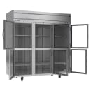 Beverage-Air HF3HC-1HG 78" Horizon Series Three Section Reach In Freezer, (6) Left/Right Hinge Glass Doors, 115v thumbnail 4