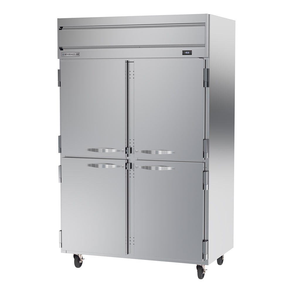 Beverage-Air HFP2HC-1HS 52" Horizon Series Two Section Reach In Freezer, (4) Left/Right Hinge Solid Doors, 115v