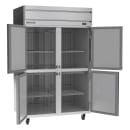 Beverage-Air HFP2HC-1HS 52" Horizon Series Two Section Reach In Freezer, (4) Left/Right Hinge Solid Doors, 115v thumbnail 4