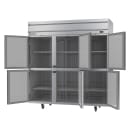 Beverage-Air HFP3HC-1HS 78" Horizon Series Three Section Reach In Freezer, (6) Left/Right Hinge Solid Doors, 115v thumbnail 2