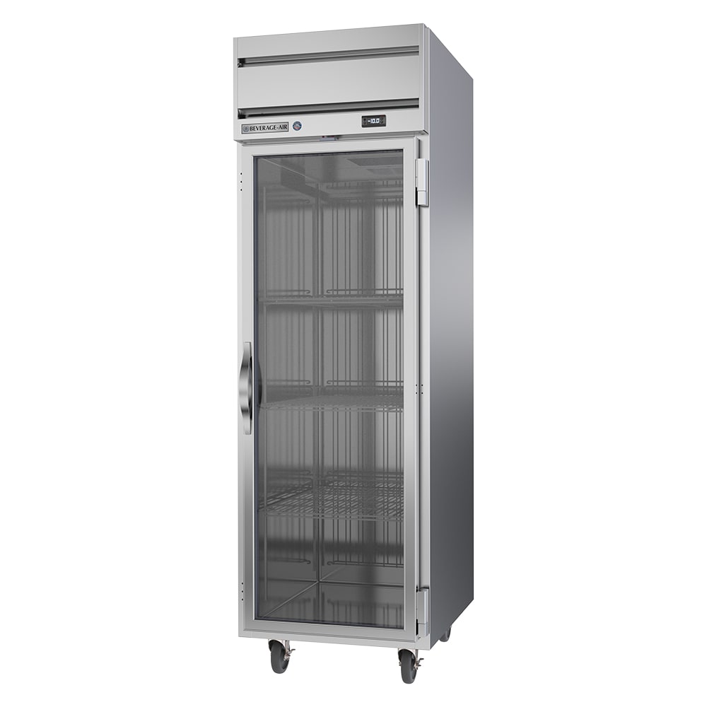 Beverage-Air HFPS1HC-1G 26" Horizon Series One Section Reach In Freezer, (1) Right Hinge Glass Door, 115v