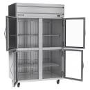 Beverage-Air HFPS2HC-1HG 52" Horizon Series Two Section Reach In Freezer, (4) Left/Right Hinge Glass Doors, 115v thumbnail 4