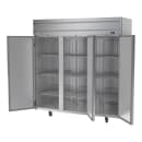 Beverage-Air HFPS3HC-1S 78" Horizon Series Three Section Reach In Freezer, (3) Left/Right Hinge Solid Doors, 115v thumbnail 2