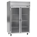 Beverage-Air HR2HC-1G 52" Two Section Reach In Refrigerator, (2) Left/Right Hinge Glass Doors, 115v thumbnail 3