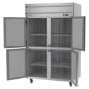 Beverage-Air HR2HC-1HS 52" Two Section Reach In Refrigerator, (4) Left/Right Hinge Solid Doors, 115v thumbnail 2