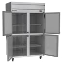 Beverage-Air HR2HC-1HS 52" Two Section Reach In Refrigerator, (4) Left/Right Hinge Solid Doors, 115v thumbnail 4