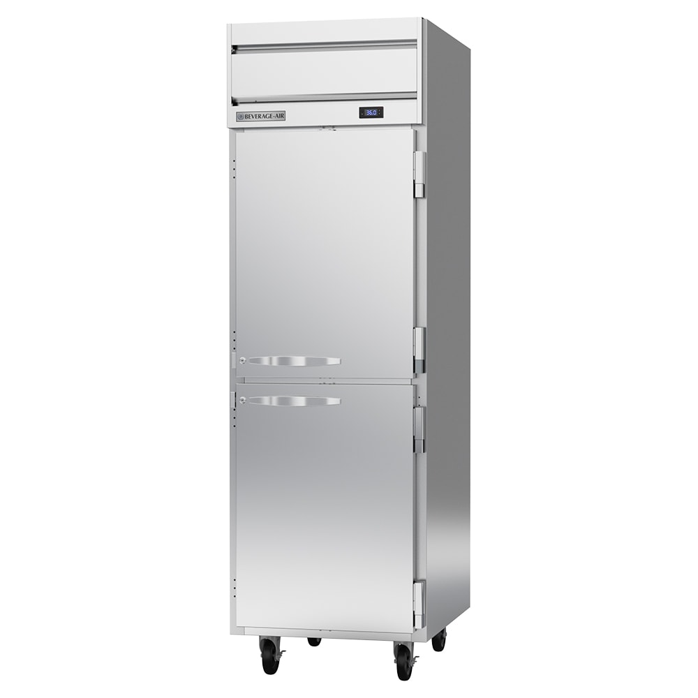 Beverage-Air HRP1HC-1HS 26" One Section Reach In Refrigerator, (2) Right Hinge Solid Doors, 115v