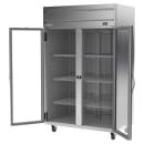 Beverage-Air HRP2HC-1G 52" Two Section Reach In Refrigerator, (2) Left/Right Hinge Glass Doors, 115v thumbnail 2