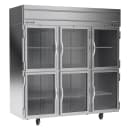 Beverage-Air HRP3HC-1HG 78" Three Section Reach In Refrigerator, (6) Left/Right Hinge Glass Doors, 115v thumbnail 3