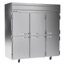 Beverage-Air HRP3HC-1HS 78" Three Section Reach In Refrigerator, (6) Left/Right Hinge Solid Doors, 115v thumbnail 3