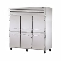 Beverage-Air HRP3HC-1HS 78" Three Section Reach In Refrigerator, (6) Left/Right Hinge Solid Doors, 115v thumbnail 6