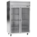 Beverage-Air HRPS2HC-1G 52" Two Section Reach In Refrigerator, (2) Left/Right Hinge Glass Doors, 115v thumbnail 4