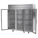 Beverage-Air HRPS3HC-1G 78" Three Section Reach In Refrigerator, (3) Left/Right Hinge Glass Doors, 115v thumbnail 2
