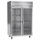 Beverage-Air HRS2HC-1G 52" Two Section Reach In Refrigerator, (2) Left/Right Hinge Glass Doors, 115v thumbnail 3