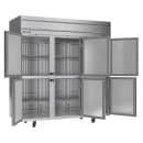 Beverage-Air HRS3HC-1HS 78" Three Section Reach In Refrigerator, (6) Left/Right Hinge Solid Doors, 115v thumbnail 4