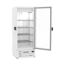 Beverage-Air MMF12HC-1-W-IQ 24 1/8" One Section Display Freezer w/ Swing Door - Bottom Mount Compressor, White, 115v thumbnail 2
