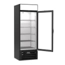 Beverage-Air MMF19HC-1-B 27 1/4" One Section Display Freezer w/ Swing Door - Bottom Mount Compressor, Black, 115v thumbnail 4