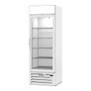Beverage-Air MMF19HC-1-W 27 1/4" One Section Display Freezer w/ Swing Door - Bottom Mount Compressor, White, 115v thumbnail 2