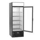 Beverage-Air MMF23HC-1-B 27" One Section Display Freezer w/ Swing Door - Bottom Mount Compressor, Black, 115v thumbnail 2