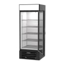 Beverage-Air MMF27HC-1-B 30" One Section Display Freezer w/ Swing Door - Bottom Mount Compressor, Black, 115v thumbnail 2