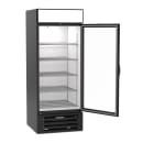 Beverage-Air MMF27HC-1-B 30" One Section Display Freezer w/ Swing Door - Bottom Mount Compressor, Black, 115v thumbnail 3
