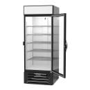 Beverage-Air MMF27HC-1-B-IQ 30" One Section Display Freezer w/ Swing Door - Bottom Mount Compressor, Black, 115v thumbnail 4
