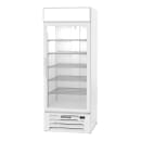 Beverage-Air MMF27HC-1-W 30" One Section Display Freezer w/ Swing Door - Bottom Mount Compressor, White, 115v thumbnail 3