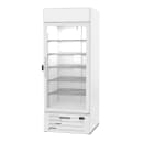 Beverage-Air MMF27HC-1-W-IQ 30" One Section Display Freezer w/ Swing Door - Bottom Mount Compressor, White, 115v thumbnail 3
