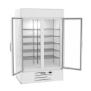 Beverage-Air MMF44HC-1-W 47" Two Section Display Freezer w/ Swing Doors - Bottom Mount Compressor, White, 115v thumbnail 2