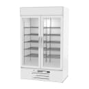 Beverage-Air MMF44HC-1-W 47" Two Section Display Freezer w/ Swing Doors - Bottom Mount Compressor, White, 115v thumbnail 3