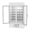 Beverage-Air MMF44HC-1-W 47" Two Section Display Freezer w/ Swing Doors - Bottom Mount Compressor, White, 115v thumbnail 4