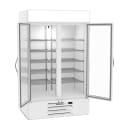 Beverage-Air MMF44HC-1-W-IQ 47" Two Section Display Freezer w/ Swing Doors - Bottom Mount Compressor, White, 115v thumbnail 2