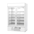 Beverage-Air MMF49HC-1-W-IQ 52" Two Section Display Freezer w/ Swing Doors - Bottom Mount Compressor, White, 115v thumbnail 3