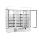 Beverage-Air MMF72HC-1-W 75" Three Section Display Freezer w/ Swing Doors - Bottom Mount Compressor, White, 230v thumbnail 2
