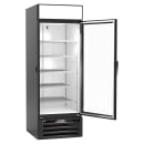 Beverage-Air MMR23HC-1-B-IQ 28 3/8" MarketMax™ One Section Glass Door Merchandiser - (1) Right Hinge Door, Black, 115v thumbnail 4