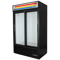 Beverage-Air MMR44HC-1-B 47" MarketMax™ Two Section Glass Door Merchandiser - (2) Left/Right Hinge Swing Doors, Black, 115v thumbnail 7