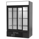 Beverage-Air MMR45HC-1-B 52" MarketMax™ Two Section Glass Door Merchandiser - (2) Sliding Doors, Black, 115v thumbnail 2