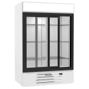 Beverage-Air MMR45HC-1-W 52" MarketMax™ Two Section Glass Door Merchandiser - (2) Sliding Doors, White, 115v thumbnail 4