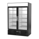 Beverage-Air MMRF49HC-1-A-BW 52" MarketMax™ Two Section Glass Door Merchandiser - (2) Left/Right Hinge Doors, Black, 115v thumbnail 2